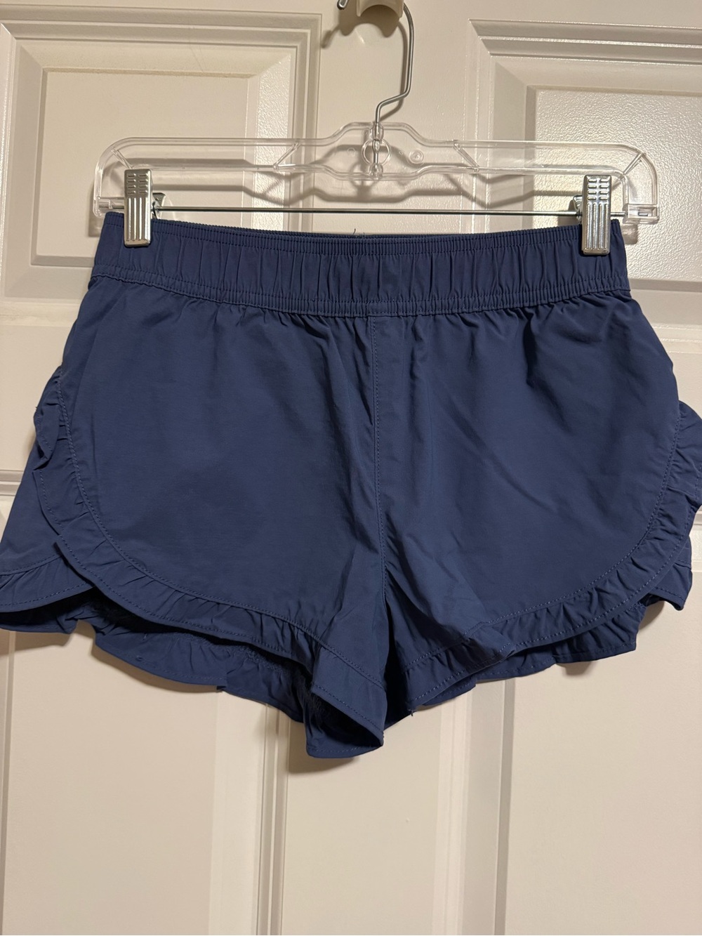 Crewcuts Navy Blue Ruffle Hem Shorts